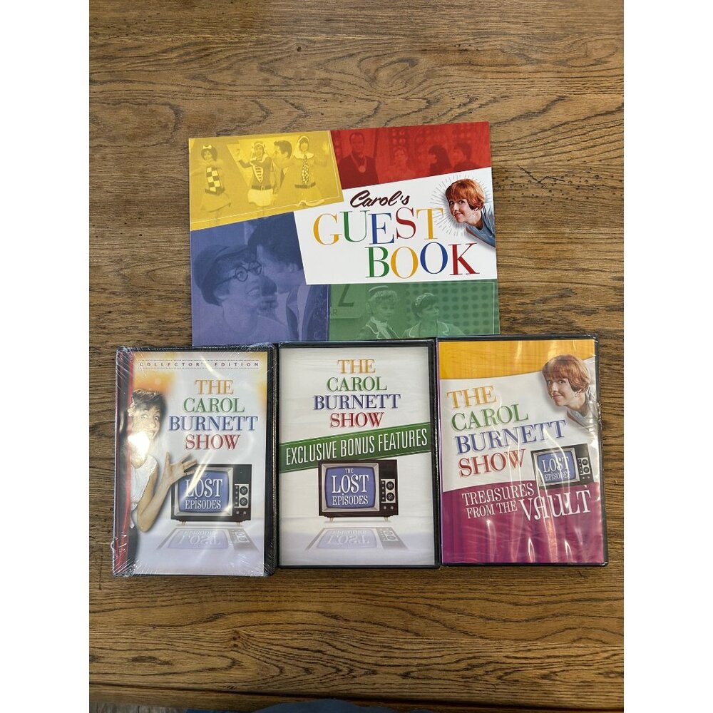 Carol Burnett Show Collector's Edition Set W/ Guest Book NEW Sealed